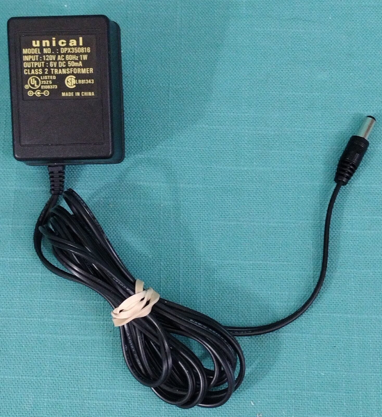 *Brand NEW*UNICAL Input 120V Output 6VDC 50mA DC AC/DC Adapter Model No: DPX350816 Tested Working PO